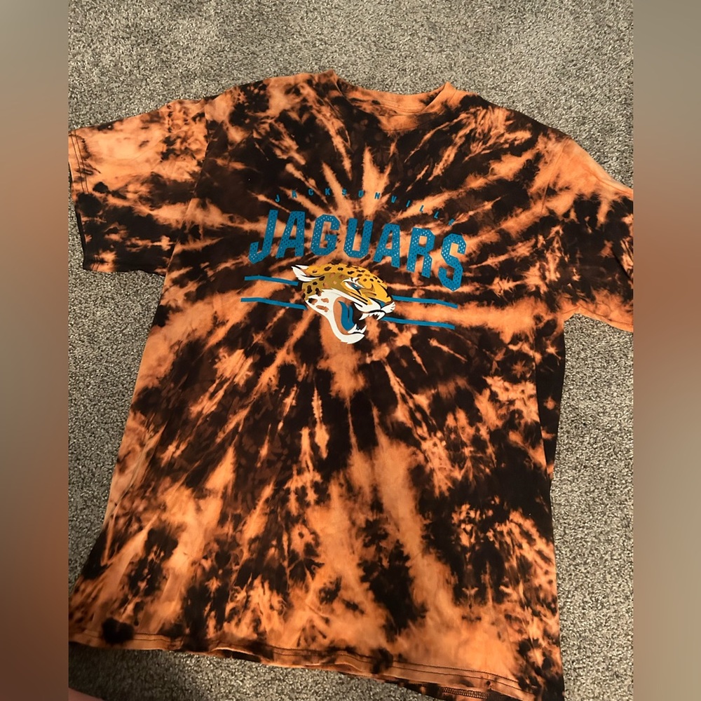 Bleach Dyed Jacksonville Jaguars Tee